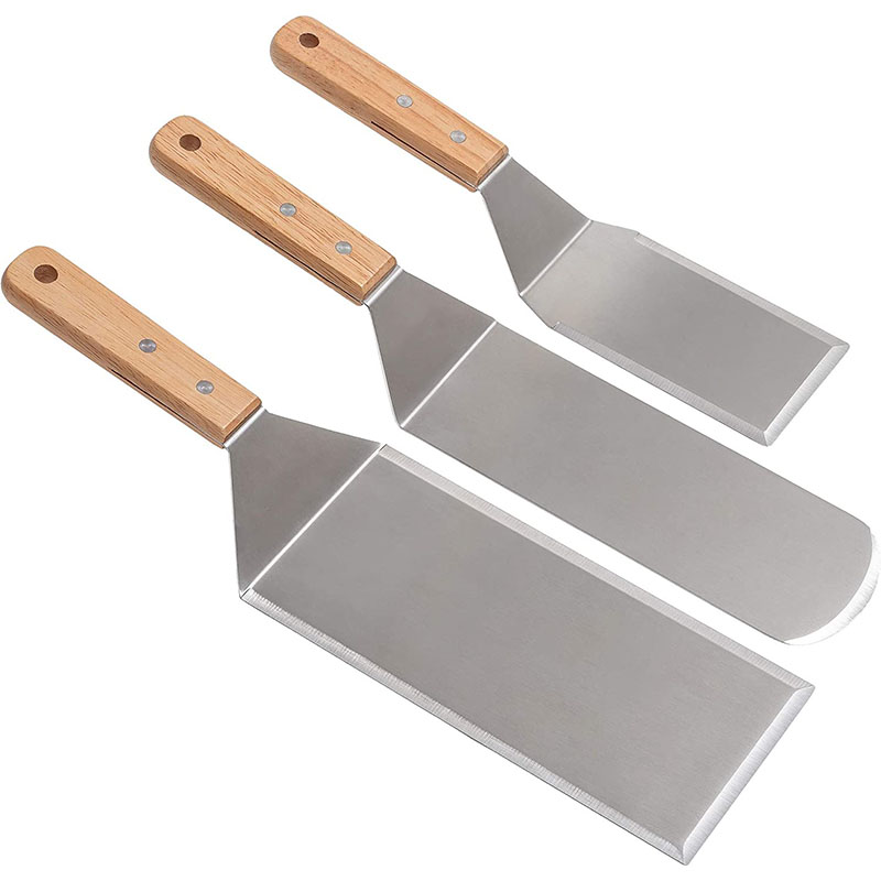 Okonomiyaki Spatula - Juego de espátulas profesionales, volteador de