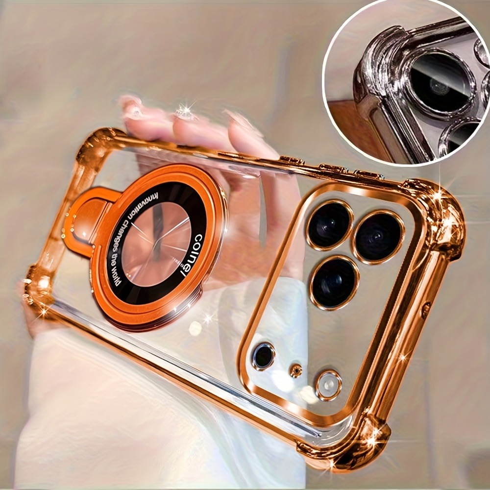 Taco Stand Holder - Funda de Teléfono Transparente de Lujo