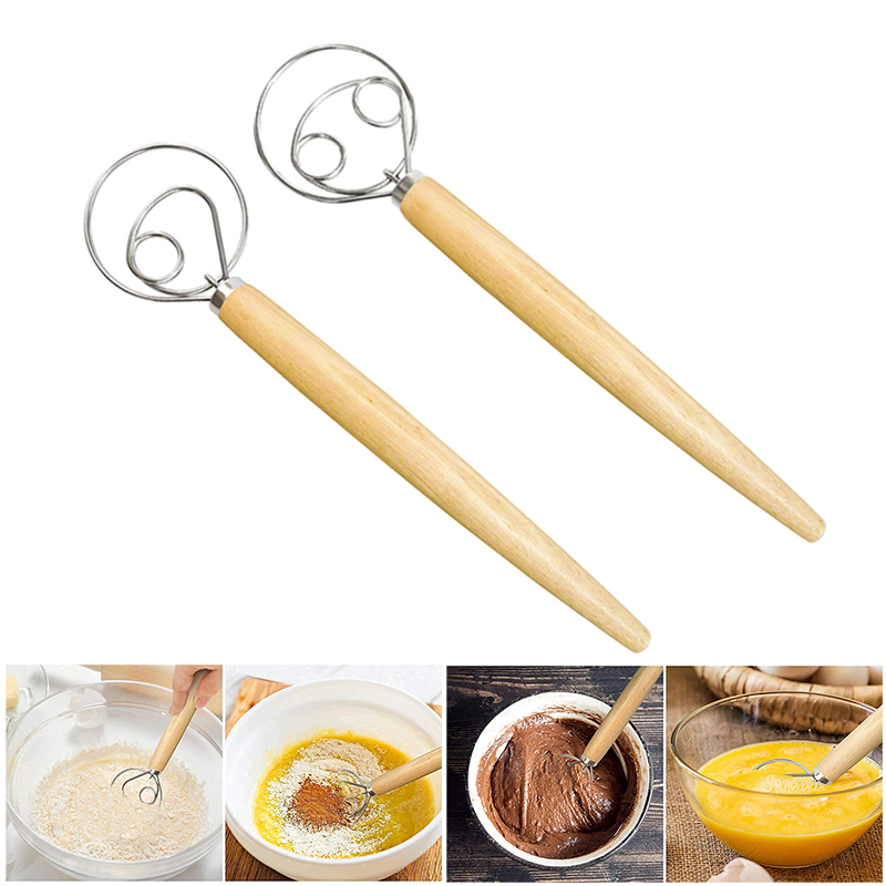 Danish Pancake Pan - Batidor de masa danés de mano