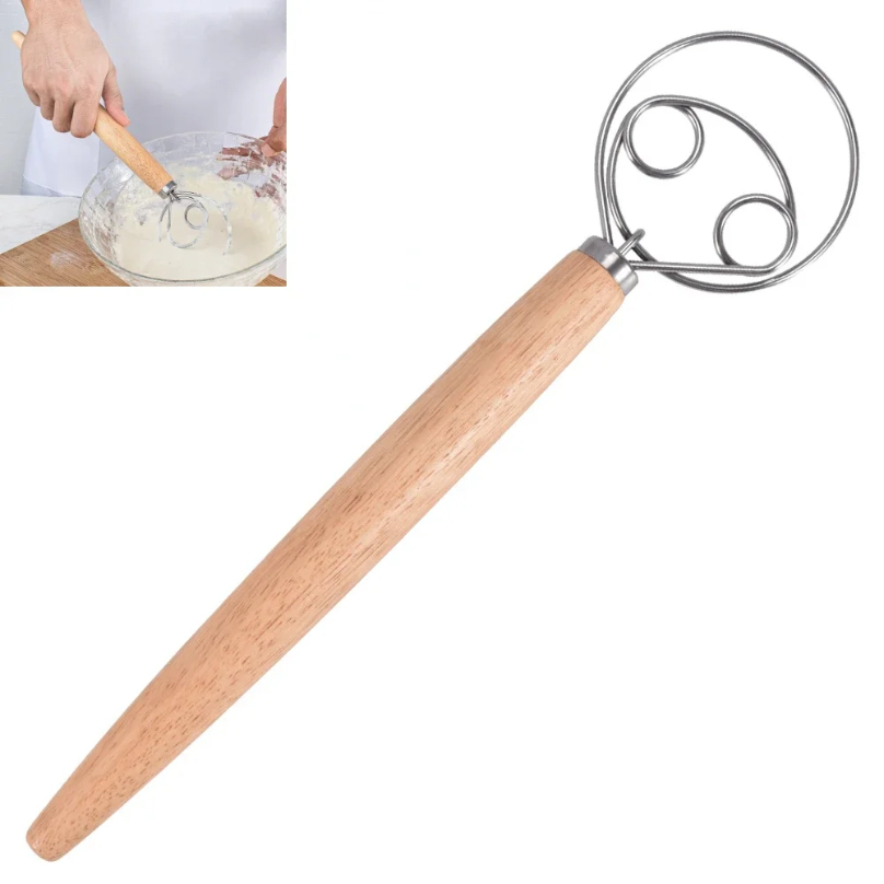 Danish Pancake Pan - Batidor de masa danés de mano
