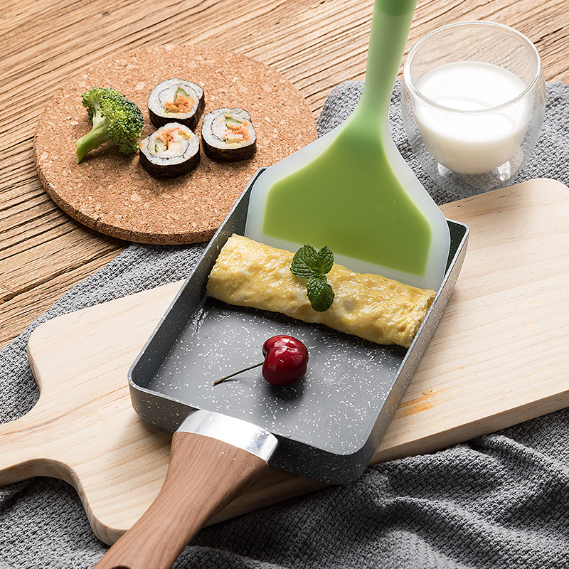 Mini Pancake Griddle - Sartén antiadherente negra para tortilla Tamagoyaki,