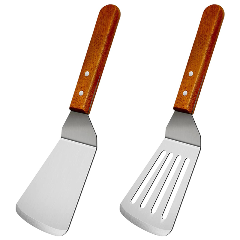 Okonomiyaki Spatula - Espátulas de Metal para sartén de
