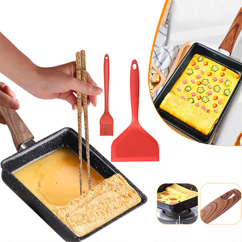 Cast Iron Corn - Tamagoyaki sartén para tortilla japonesa sartén