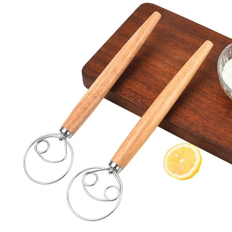 Danish Pancake Pan - Batidor de masa danés de acero