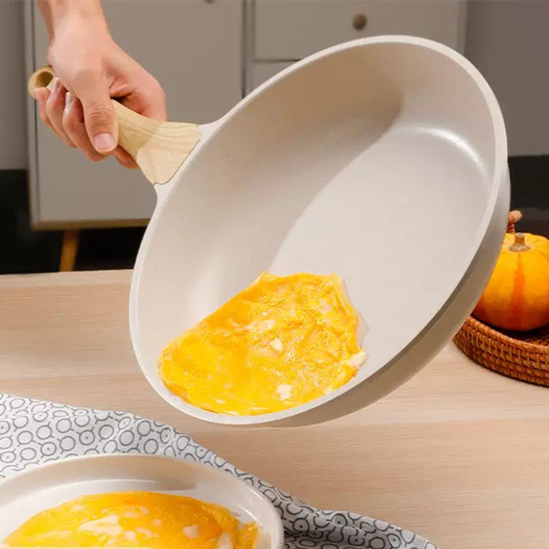 Mini Pancake Griddle - Sartén Wok Antiadherente Duradera, Olla de