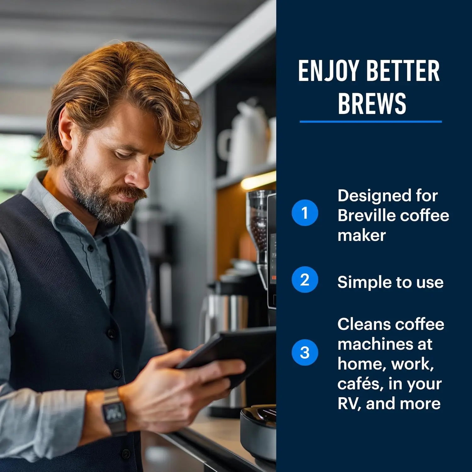 Tabletas de limpieza para máqu - Breville Espresso Barista Express reseña y precio