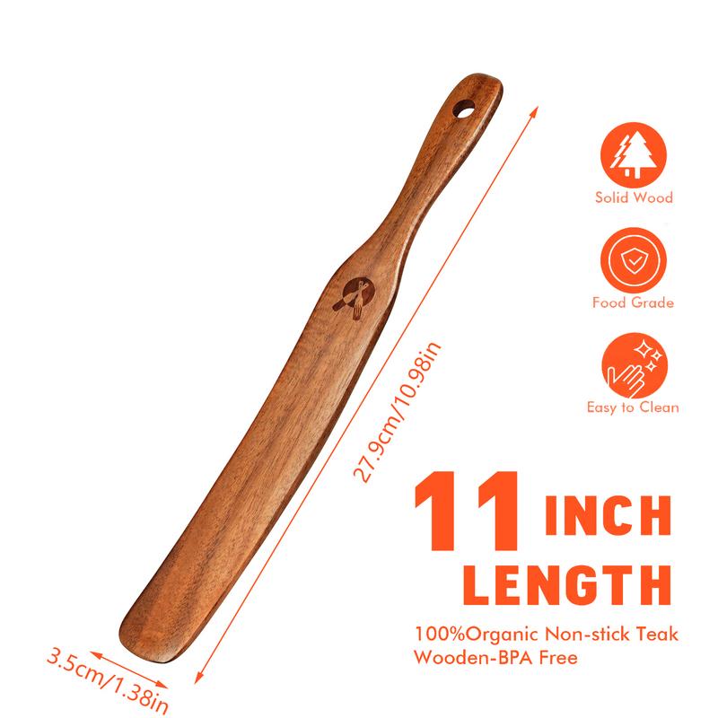 Palo para agitar de madera, ra - Okonomiyaki Spatula reseña y precio