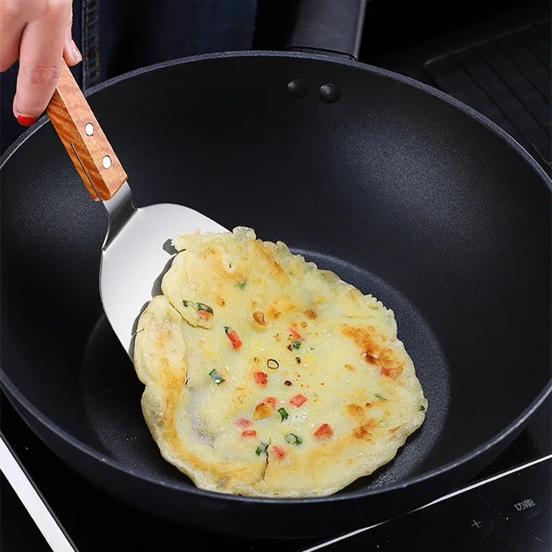 Pala de Teppanyaki con mango d - Okonomiyaki Spatula reseña y precio