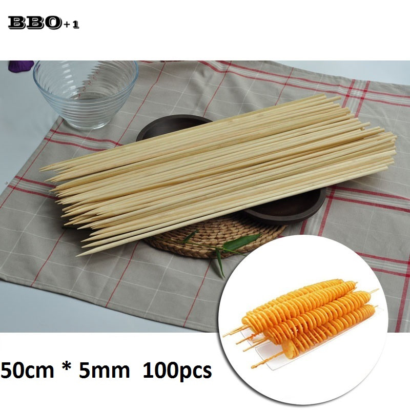 Brochetas de bambú desechables - Corn Dog Stick reseña y precio
