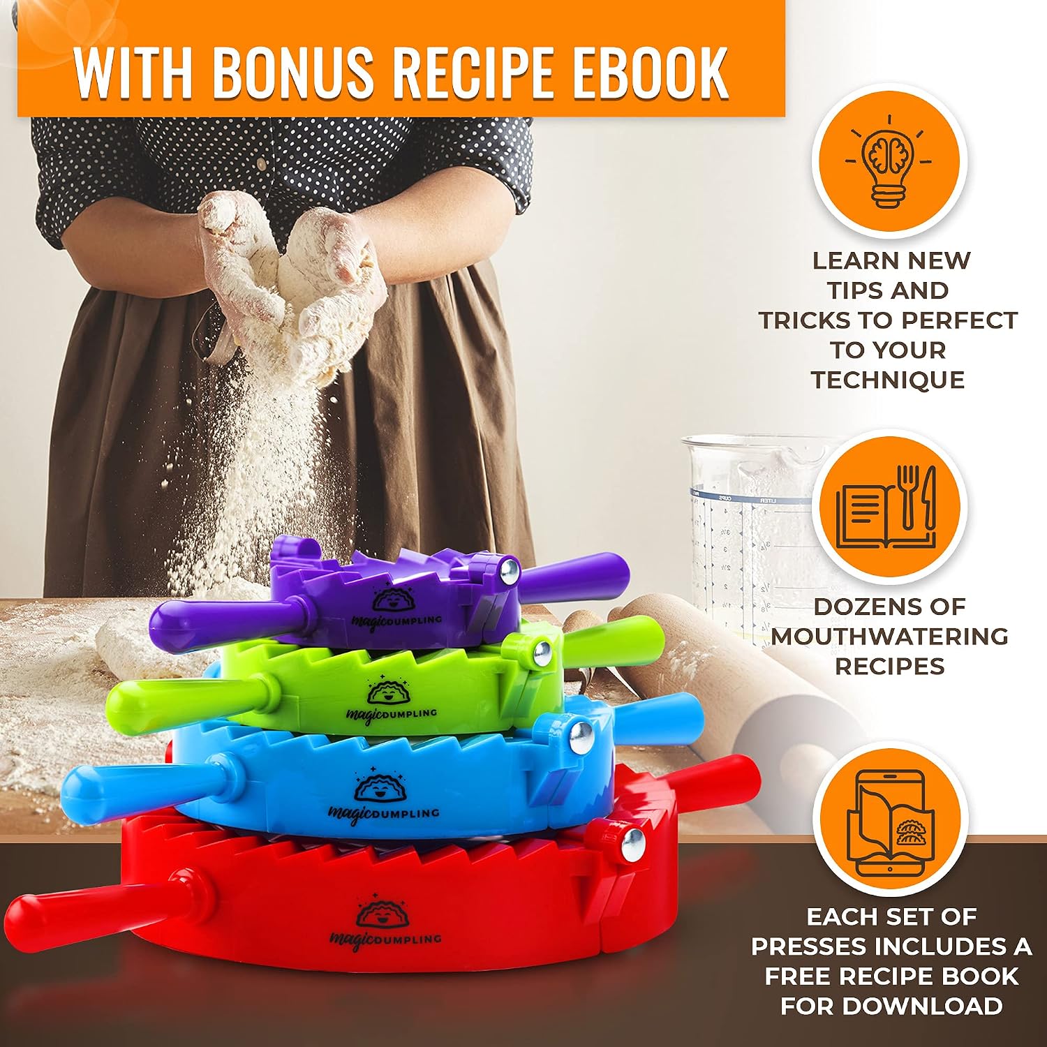 Kit para Hacer Dumplings, Jueg - Momo Mold Press reseña y precio