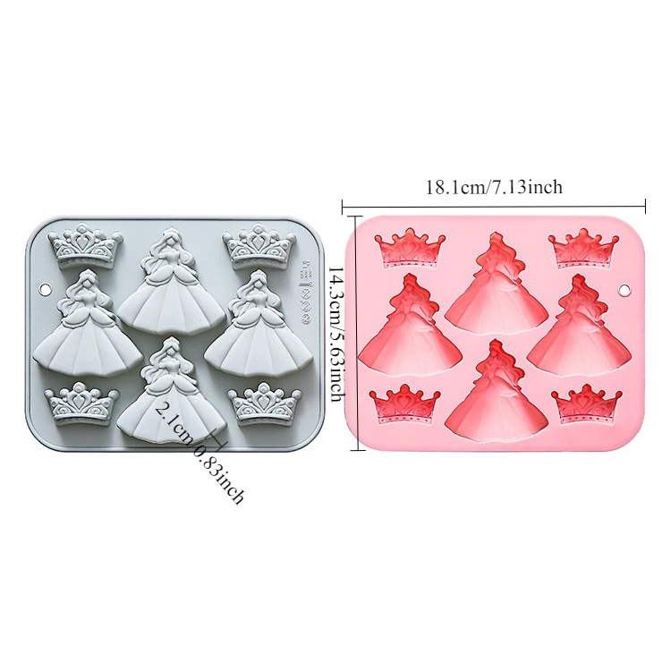 8 agujeros 3d vestido de princ - Bunny Cake Mold reseña y precio