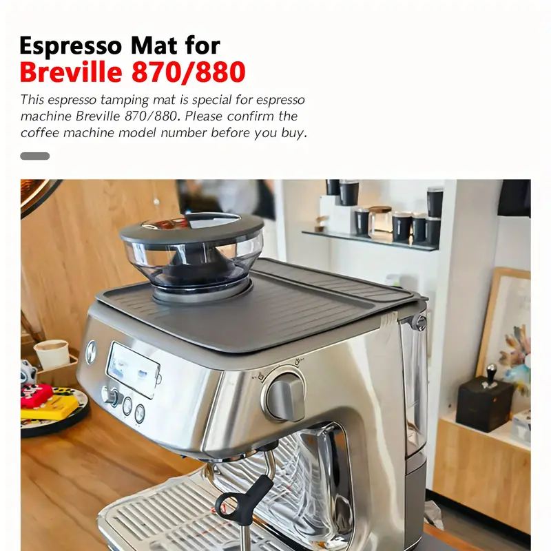 Tapete de café de silicona par - Breville Espresso Bes870 reseña y precio