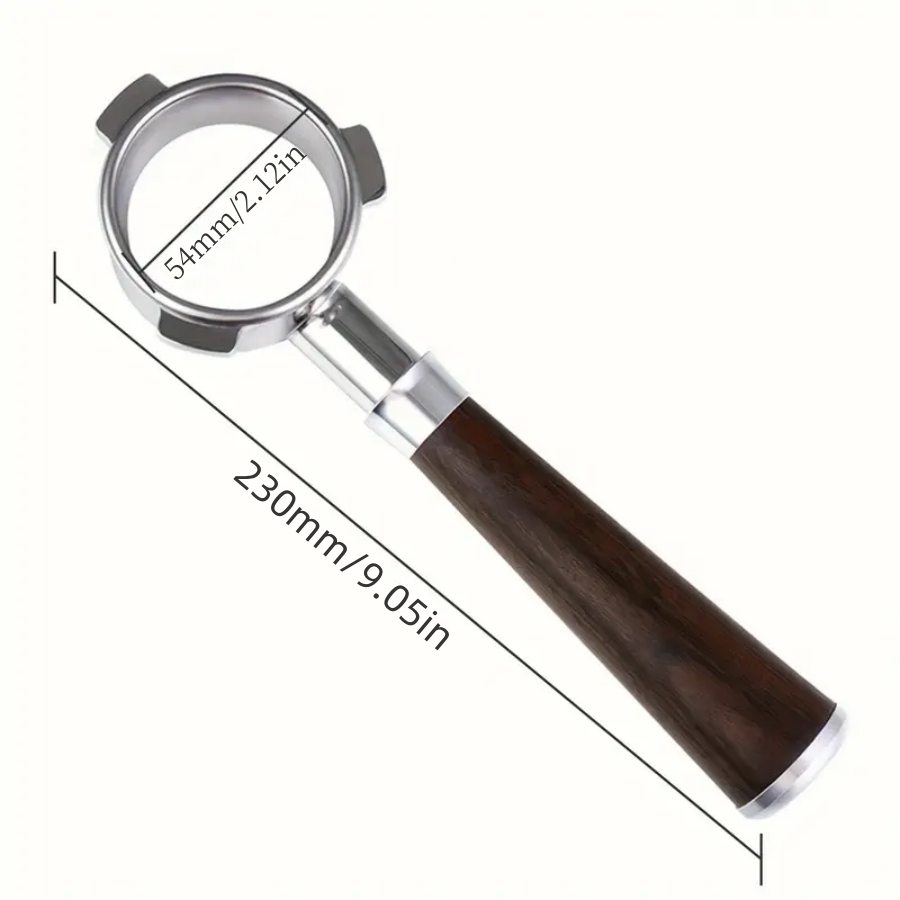 Portafiltro sin fondo de 54mm  - Breville Espresso Bes870 reseña y precio