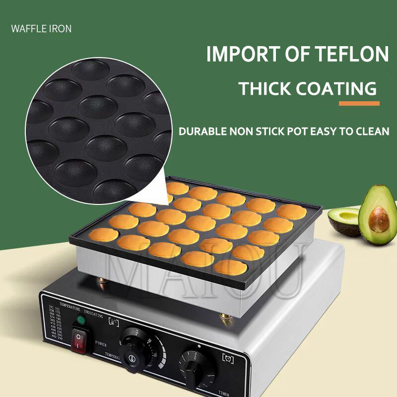 Máquina Eléctrica para Hacer W - Mini Pancake Griddle reseña y precio