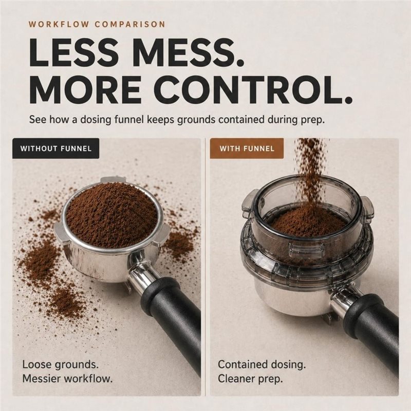 ¡Promoción! Embudo dosificador - Breville Espresso Barista Express reseña y precio