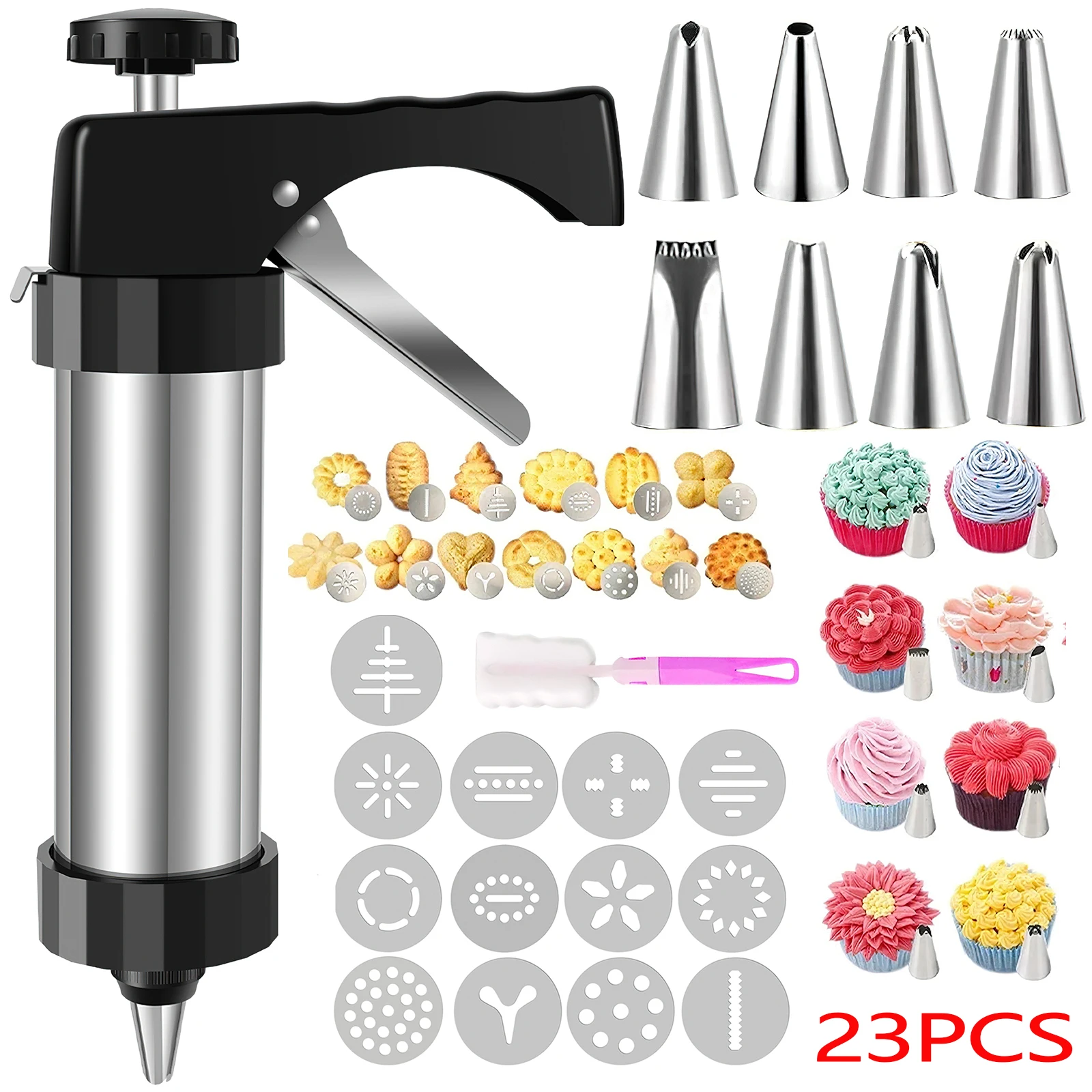 Pistola de Galletas Navideñas  - Churros Maker Gun reseña y precio
