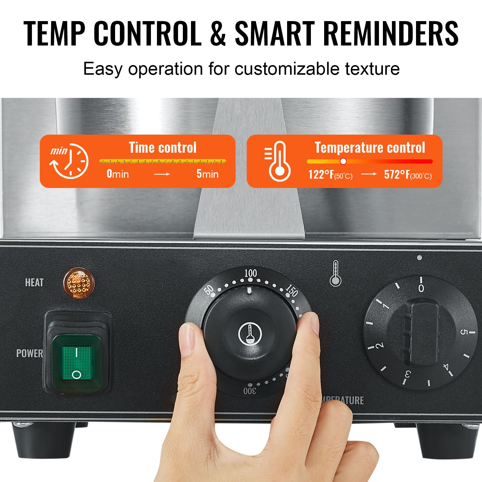 Máquina Eléctrica Comercial pa - Waffle Cone Maker reseña y precio