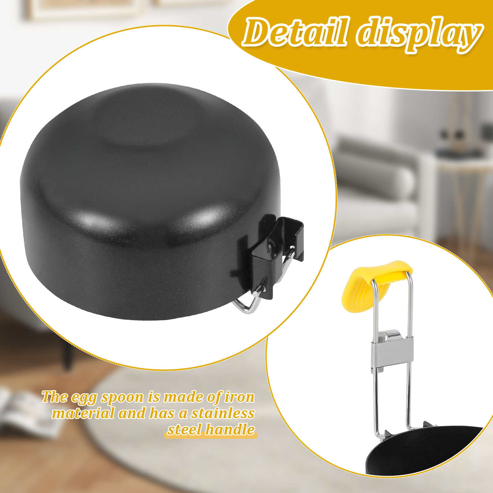 Paquete de 4 cazadores de huev - Mini Pancake Griddle reseña y precio